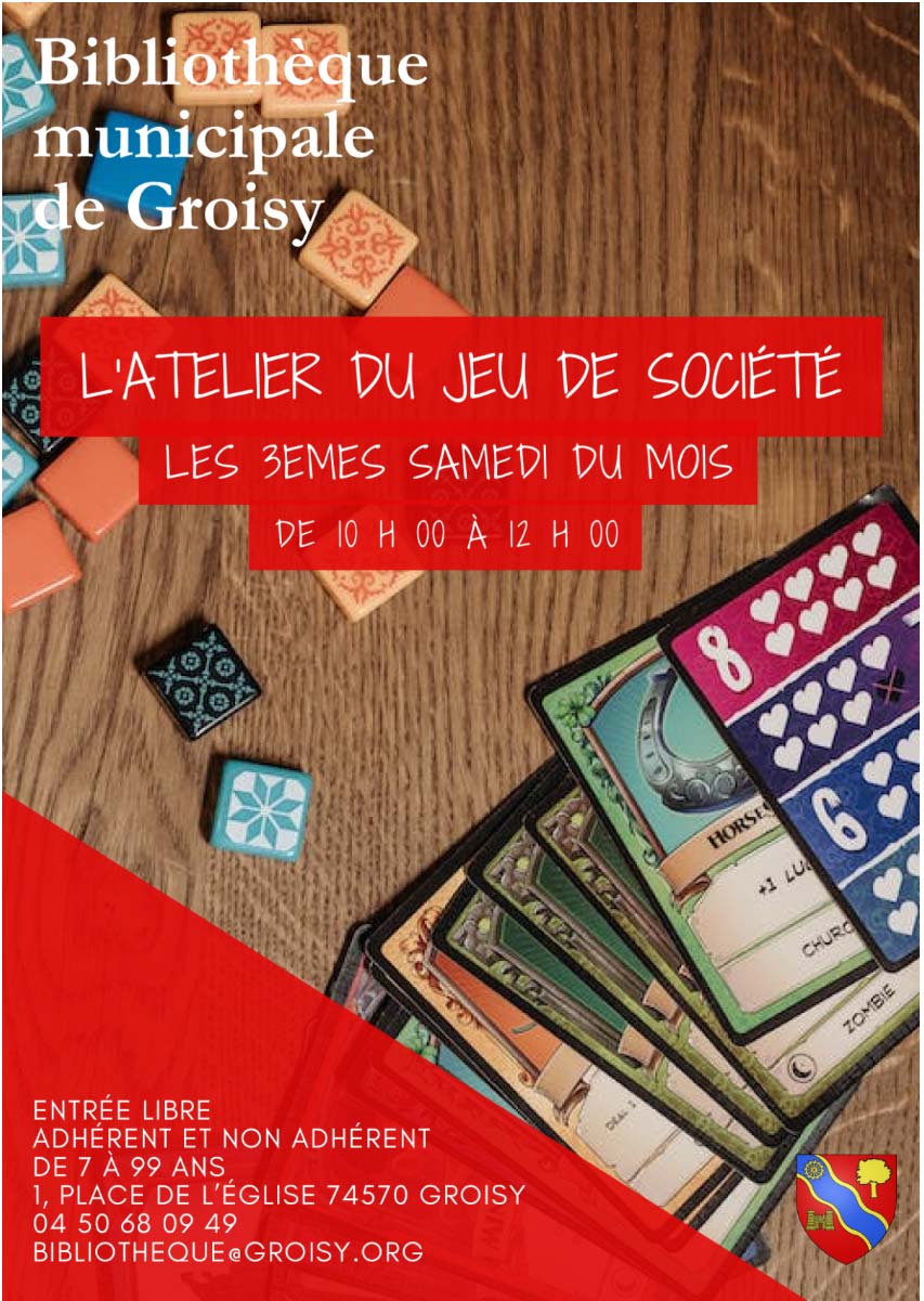 Bibliothèque - Matinée jeux de société